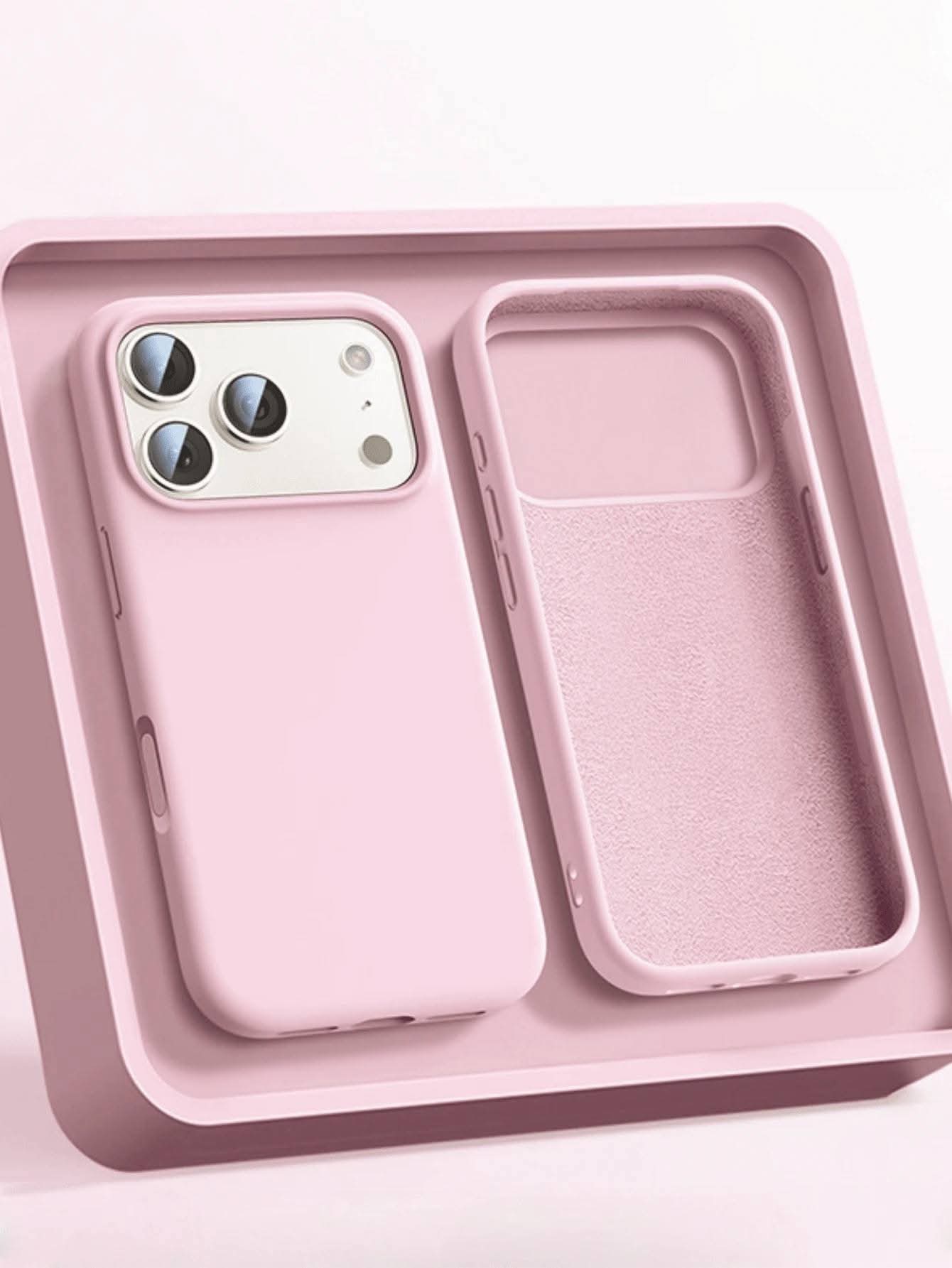 iPhone 16 Pro Max Silicone Protective Case – Soft Matte Shockproof Phone Cover