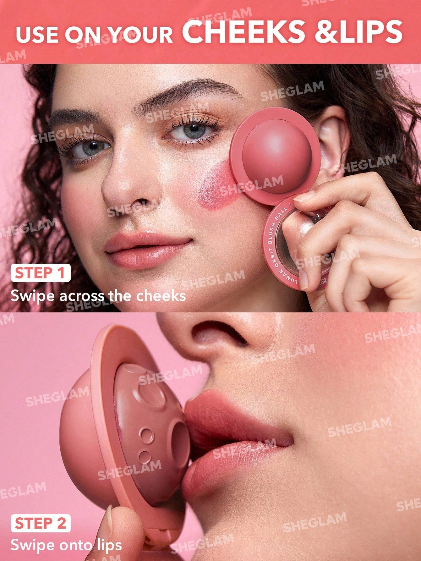 SHEGLAM Lunar Orbit Blush Ball โ Galactic