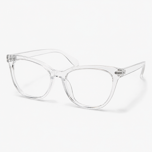 SHEIN Transparent Cat-Eye Blue Light Glasses – Fast Delivery in 5 Days
