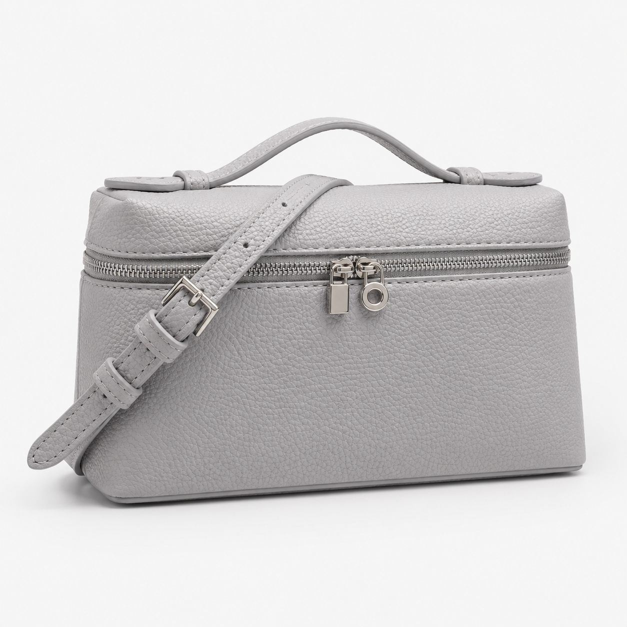 Women’s Grey Box Crossbody Bag