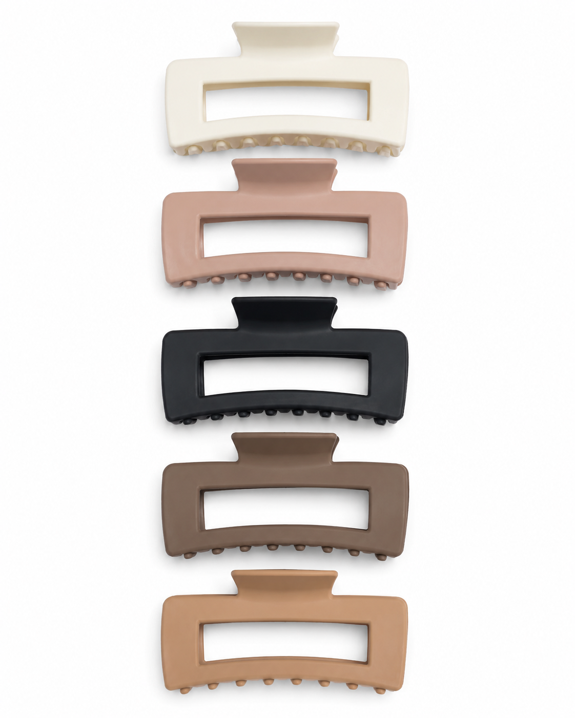 Women Rectangle Hair Claw Clips Set