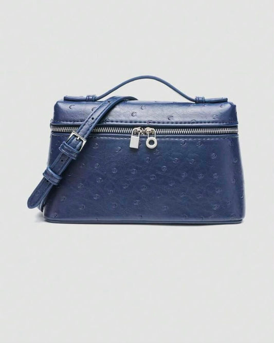 SHEIN Women Navy Embossed Mini Crossbody Bag