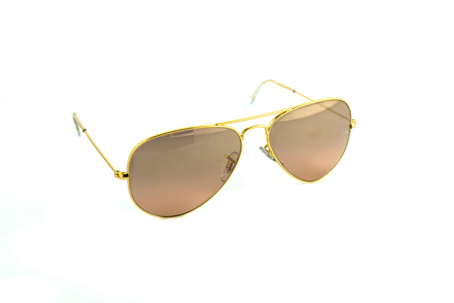 Classic Aviator Sunglasses – Gold Frame Brown Gradient Lens