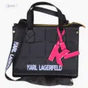 شنطة يد نسائية بتصميم مستوØÙ‰ من Karl Lagerfeld – تصميم ÙØ§Ø®Ø± بألوان متعددة"
