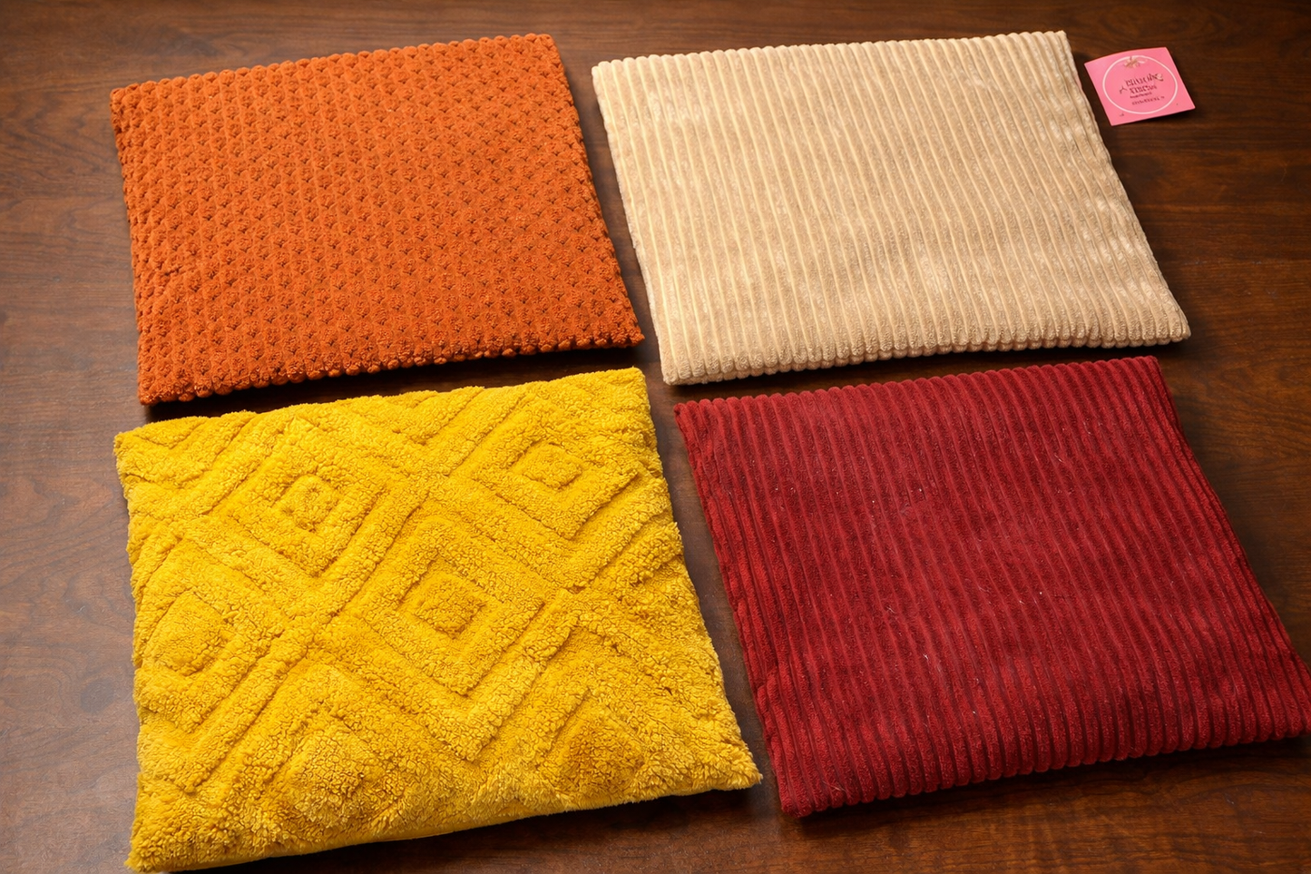 Textured Cushion Cover 45×45 cm – Modern Solid Colors – SHEIN Fast Delivery 5 Days
