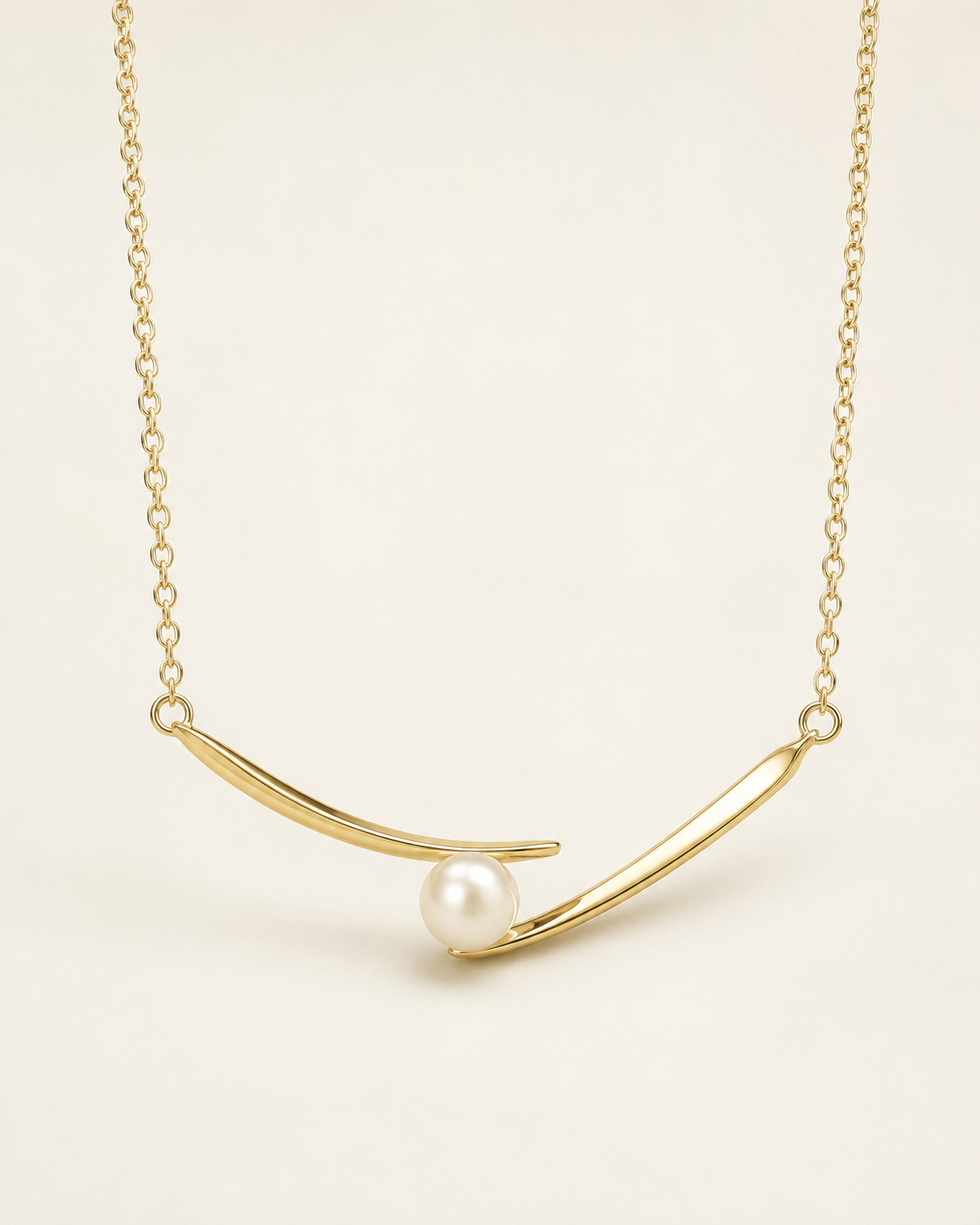 SHEIN Minimal Pearl Pendant Chain Necklace – Fast Delivery in 5 Days