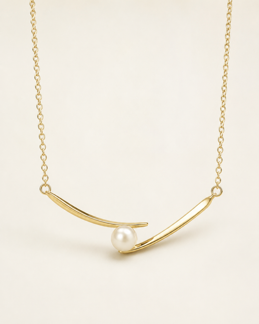 SHEIN Minimal Pearl Pendant Chain Necklace – Fast Delivery in 5 Days