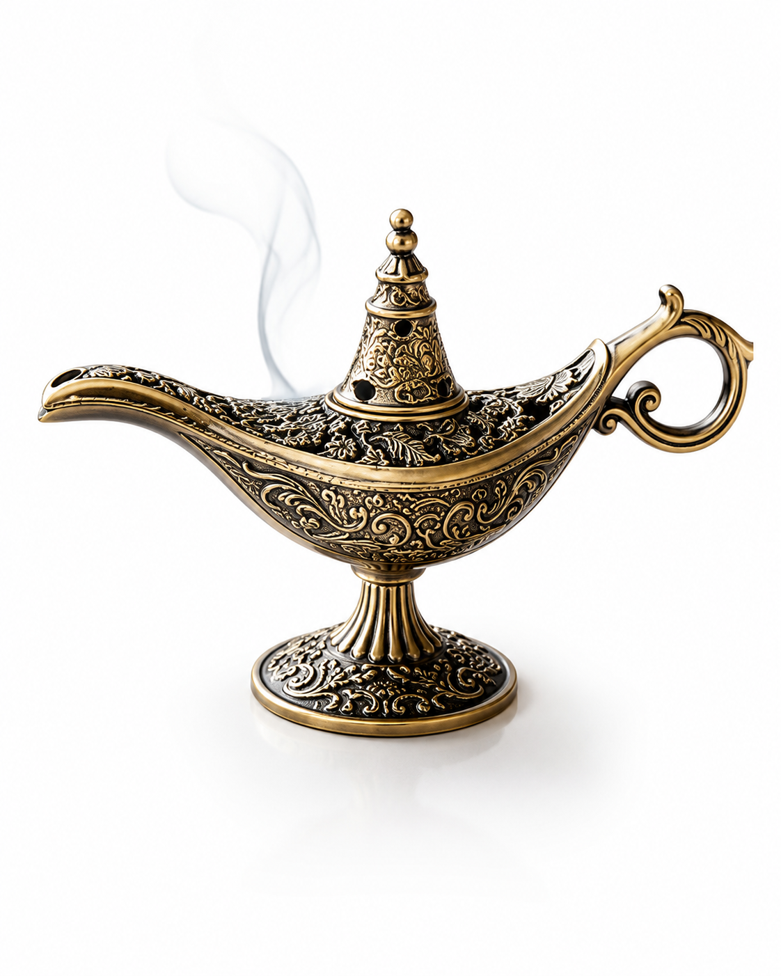 Vintage Genie Lamp Incense Burner