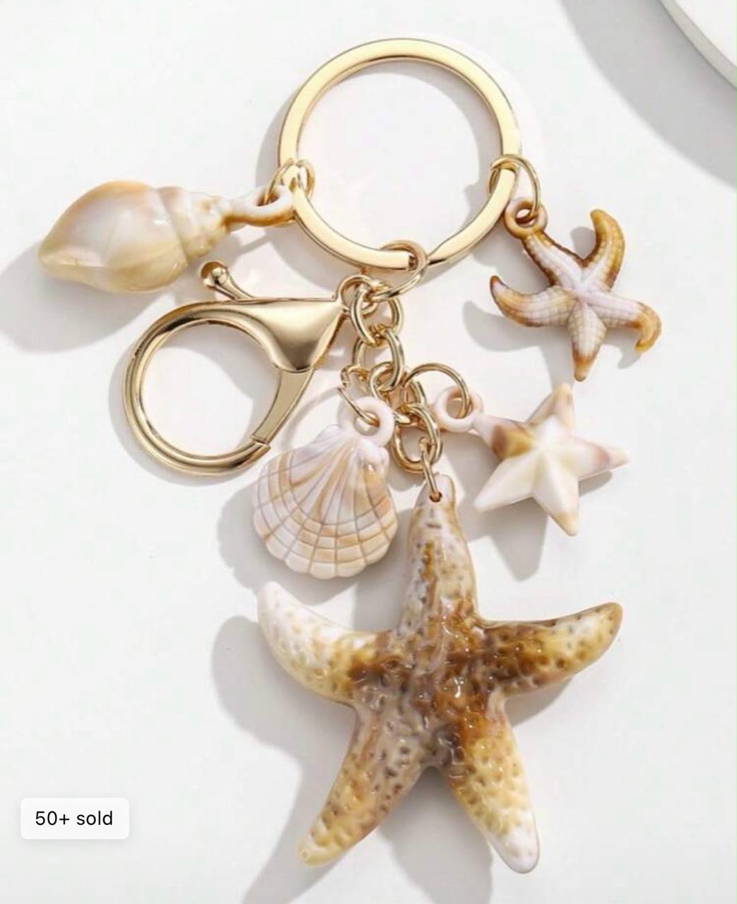 Beach Shell & Starfish Keychain Set – SHEIN Fast Delivery in 5 Days