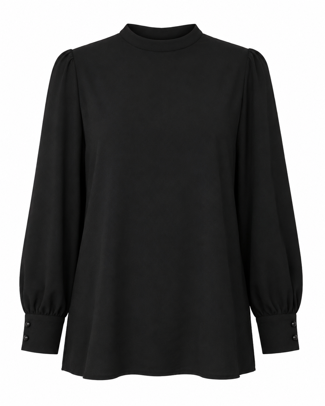 Black Modest Long Sleeve Tunic โ SHEIN Fast Delivery in 5 Days