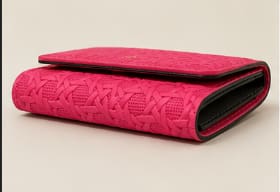 Textured Mini Wallet for Women – Compact PU Leather Card Holder & Coin Purse