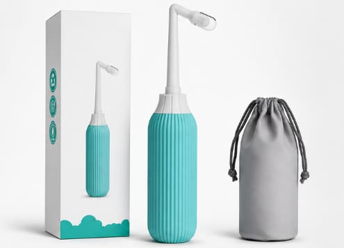 SHEIN Portable Handheld Bidet Sprayer – Travel Personal Hygiene Bottle, SHEIN Fast Delivery in 5 Days
