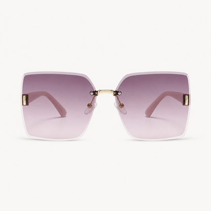 Oversized Rimless Square Gradient Sunglasses – SHEIN Fast Delivery in 5 Days