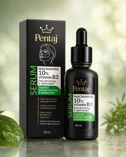 Pentaj Facial Serum 30ml – Niacinamide, Collagen Peptide & Advanced Retinol Variants