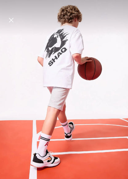 Defacto Boys White Shaq Basketball Print T-Shirt 7-8Y