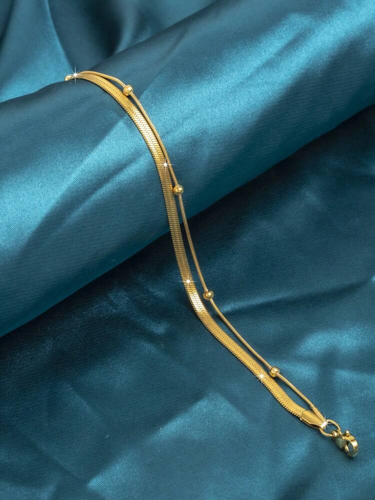 Gold Snake Chain Anklet for Women