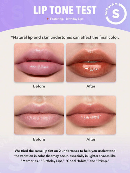 SHEGLAM Glossy Lip Color – Birthday Lips