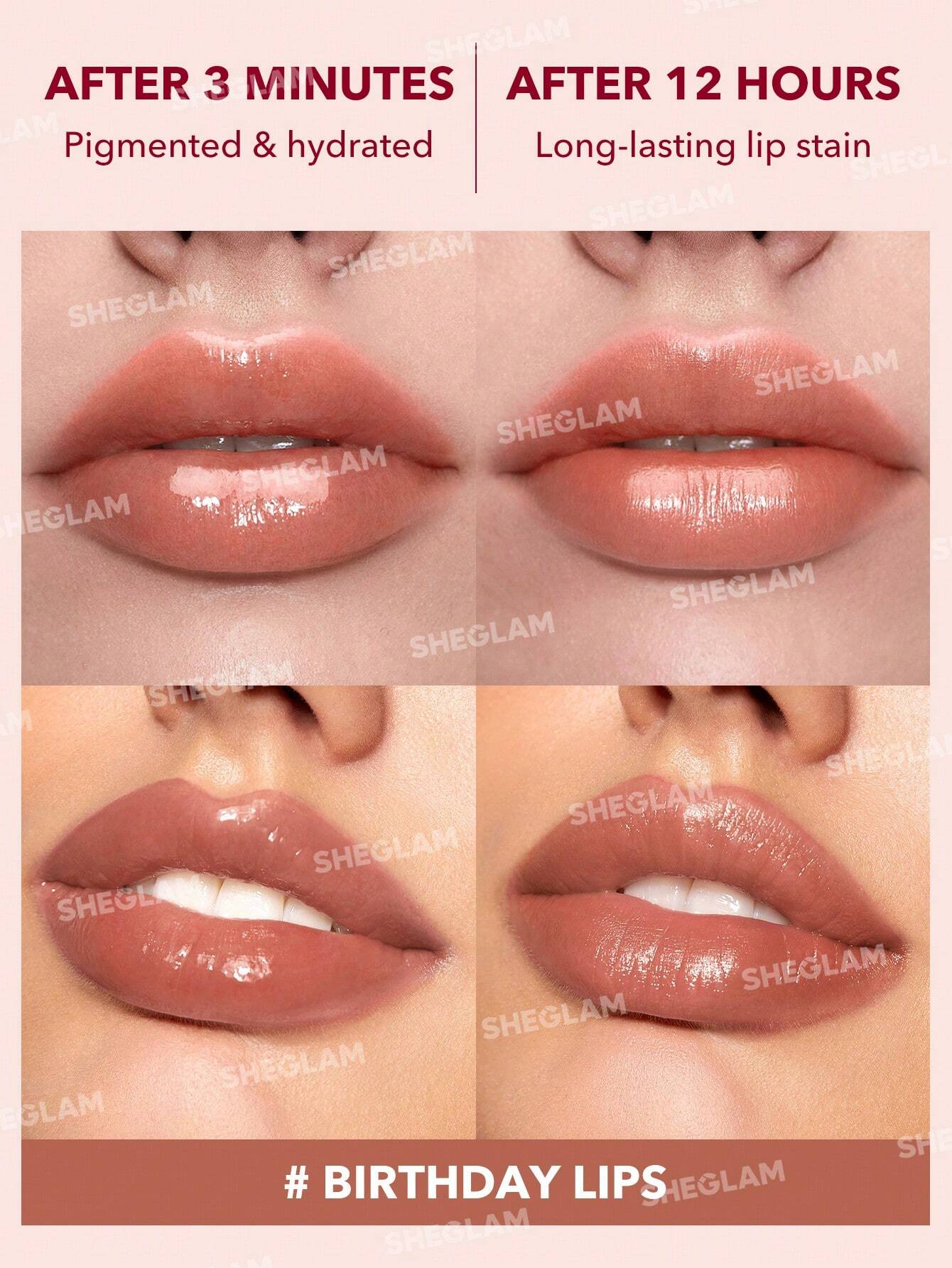 SHEGLAM Glossy Lip Color – Birthday Lips