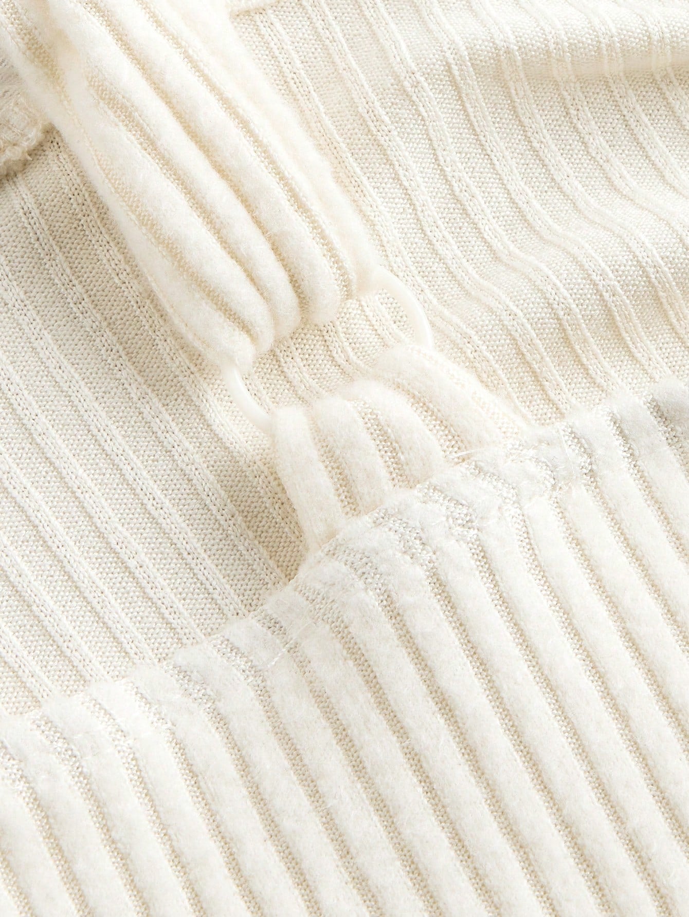 SHEIN Women’s Ivory Ribbed Lace Trim Ruched Cami Top