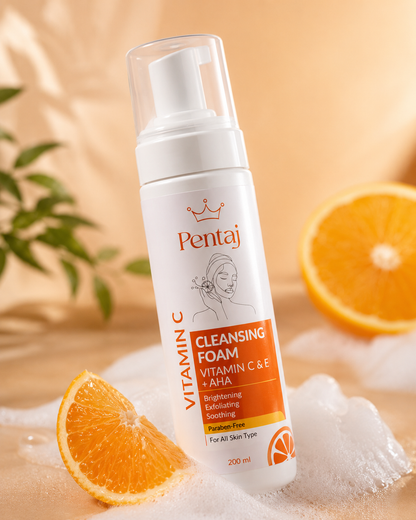 Pentaj Vitamin C Cleansing Foam 200ml – Delicado Skincare