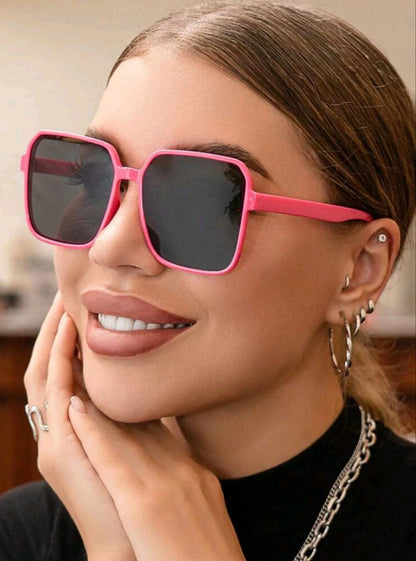 Women's Sunglasses â€“ Modern Design with Square Frame and Tinted Lenses, Availabl