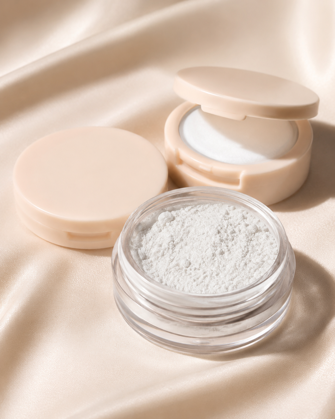 SHEGLAM Blur & Lift Setting Powder Duo – Translucent, Lightweight Brightening Loose Powder