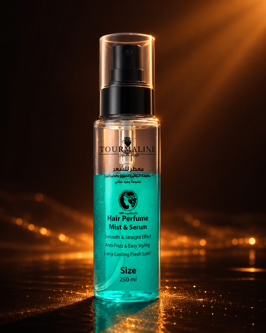 Tourmaline Hair Perfume Mist & Serum 250ml – Long-Lasting Fresh Scent