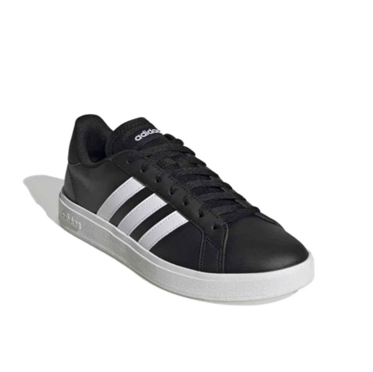 Original Adidas Black Casual Sneakers – White Stripes Lace Up Shoes