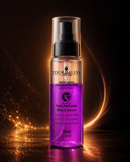 Tourmaline Hair Perfume Mist & Serum 250ml – Long-Lasting Fresh Scent