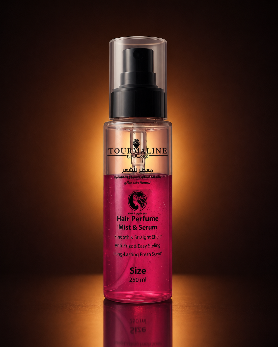 Tourmaline Hair Perfume Mist & Serum 250ml – Long-Lasting Fresh Scent