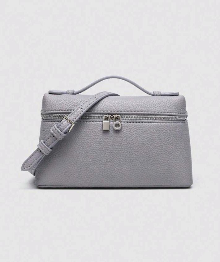 Women’s Grey Box Crossbody Bag