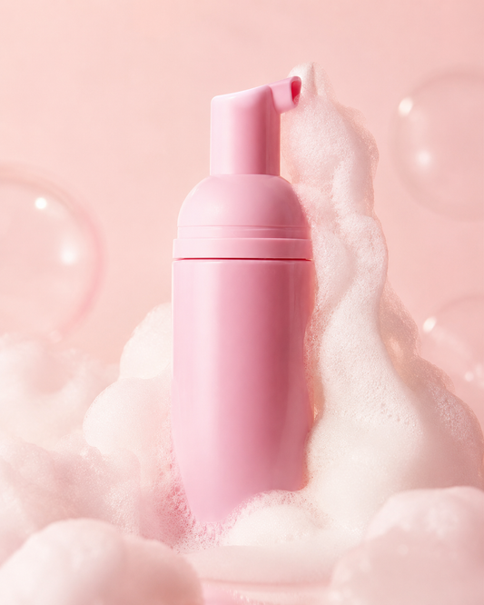 SHEGLAM Foam Primer, Pink Pump Makeup Primer for Smooth Fresh Base