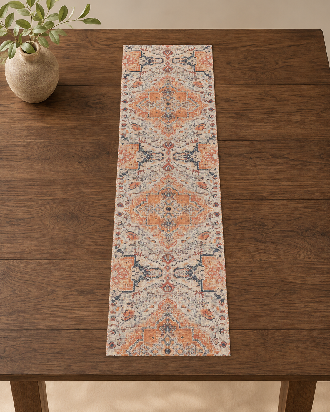 Vintage Pattern Table Runner – 130 cm