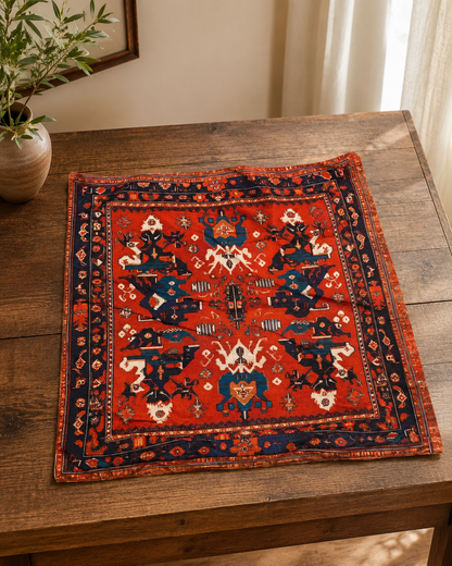 Bohemian Vintage Carpet Print Cushion Cover