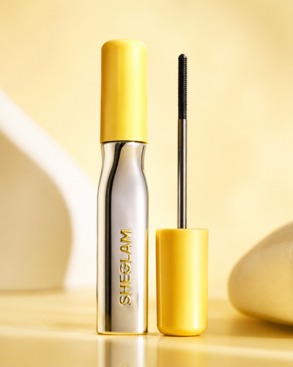SHEGLAM Iron Curl Mascara, Super Hold Long Lasting Curl Mascara for Straight Lashes