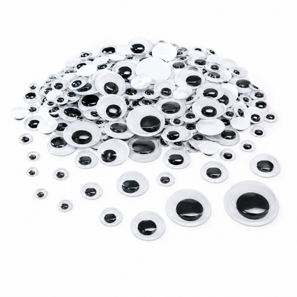 SHEIN Mixed Wiggle Eyes Pack – Self Adhesive Googly Eyes for Crafts, SHEIN Fast Delivery in 5 Days