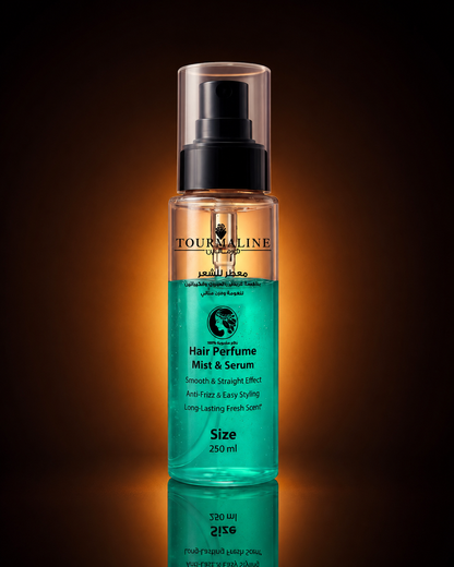 Tourmaline Hair Perfume Mist & Serum 250ml – Long-Lasting Fresh Scent