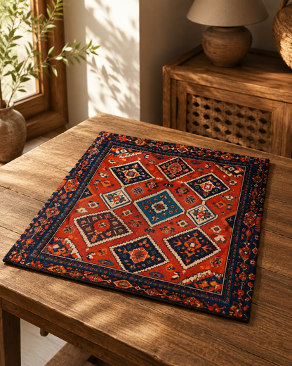 Bohemian Vintage Carpet Print Cushion Cover
