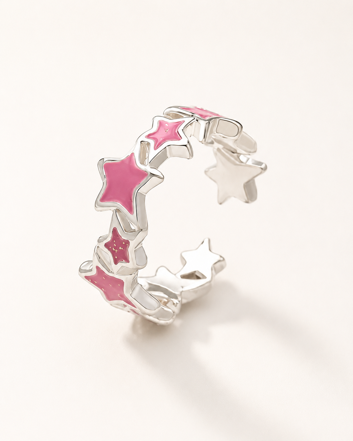 SHEIN Pink Star Open Ring – Fast Delivery in 5 Days