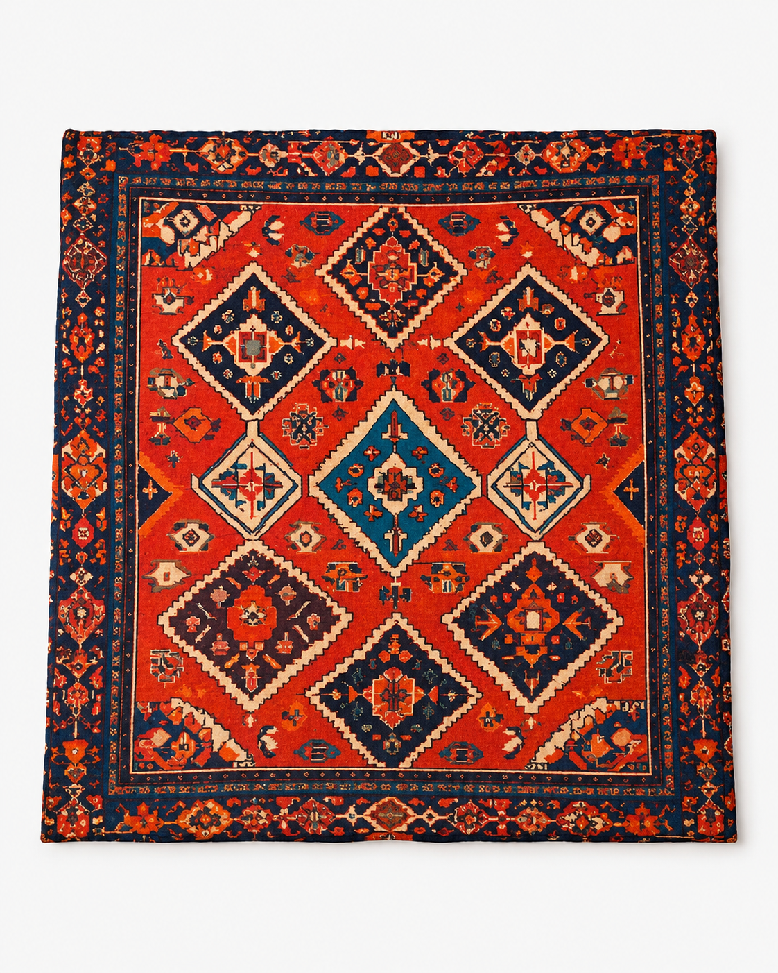 Bohemian Vintage Carpet Print Cushion Cover