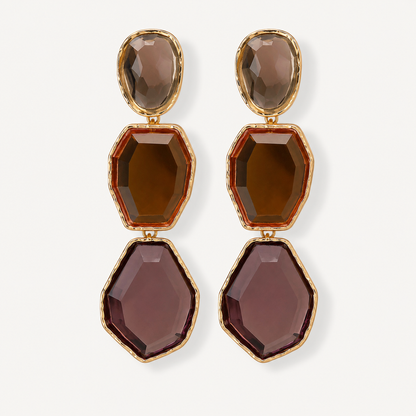 SHEIN Geometric Crystal Drop Earrings – Fast Delivery in 5 Days