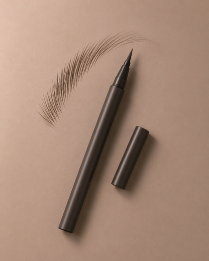 SHEGLAM Liquid Brow Pen – Espresso, Fine Tip Eyebrow Pen for Natural Hair-Like Brow Strokes