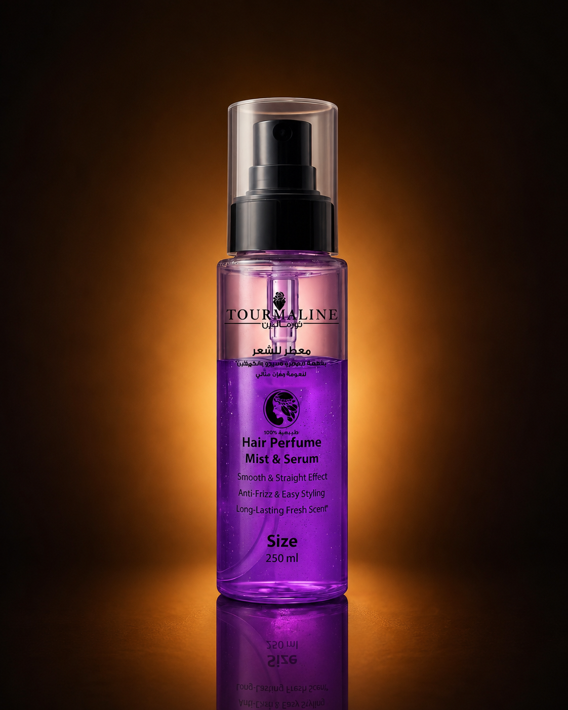 Tourmaline Hair Perfume Mist & Serum 250ml – Long-Lasting Fresh Scent
