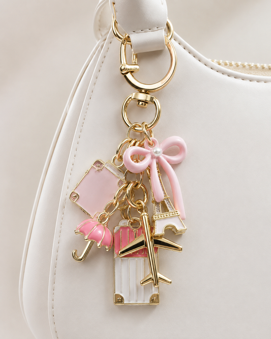 Travel Charm Bag Keychain