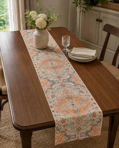 Vintage Pattern Table Runner – 130 cm
