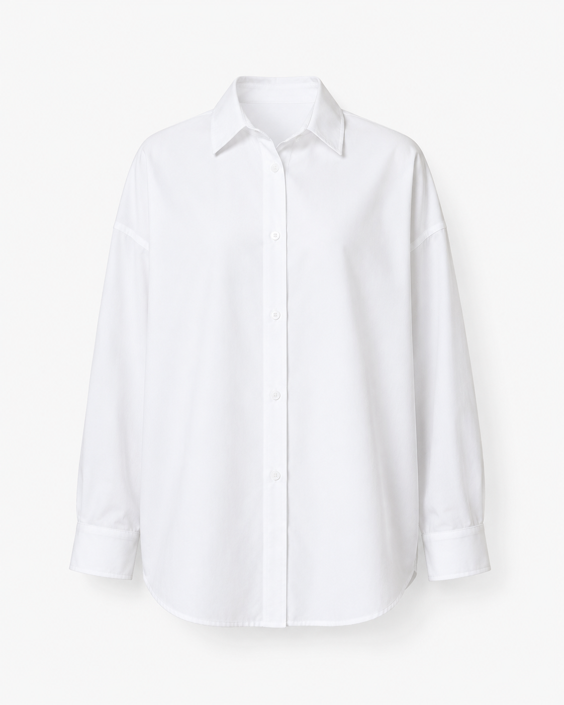 White Sheer Back Oversized Shirt – SHEIN Fast Delivery in 5 Days