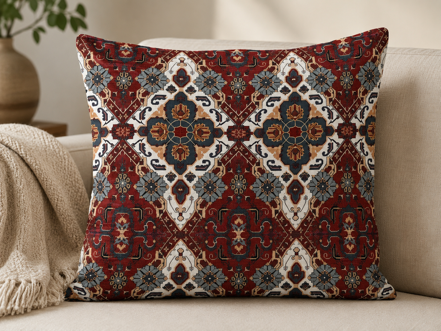 Bohemian Geometric Cushion Cover Set