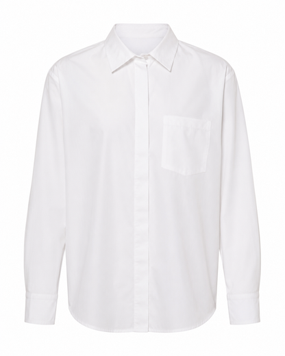 Classic White Button-Up Shirt – SHEIN Fast Delivery in 5 Days