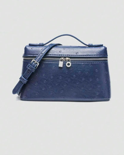 SHEIN Women Navy Embossed Mini Crossbody Bag