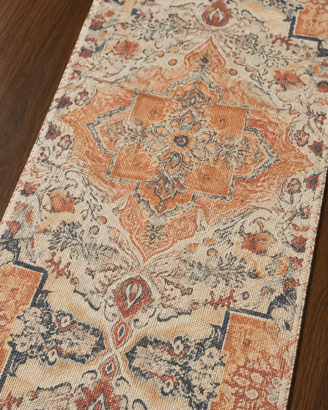 Vintage Pattern Table Runner – 130 cm